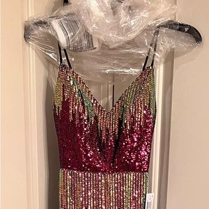 New with tags prom dress.  Size 1